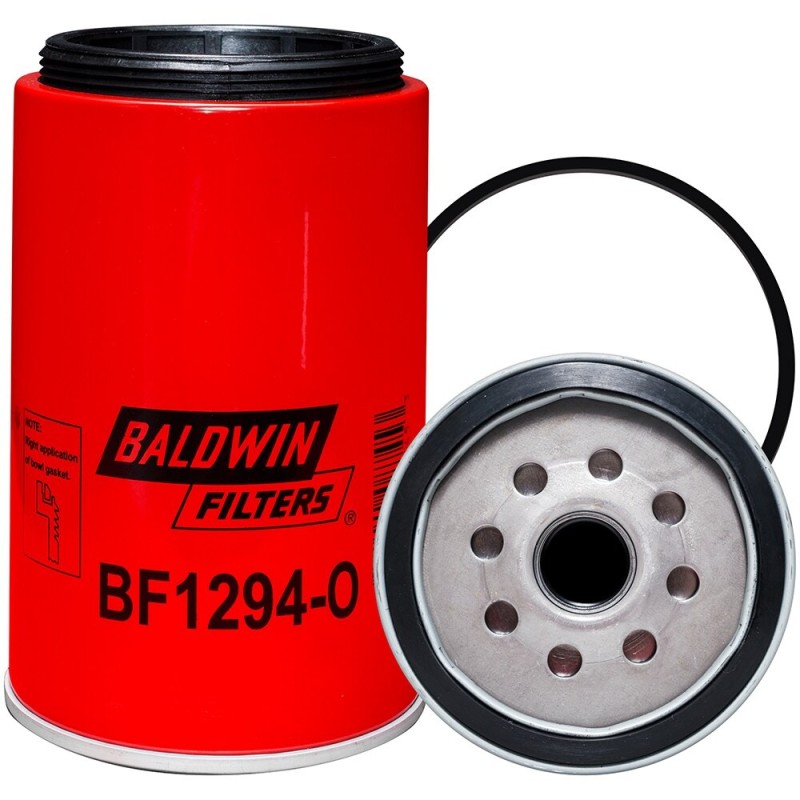 Baldwin BF1294-O, Fuel/Water Separator Spin-on Filter with Open Port for Bowl