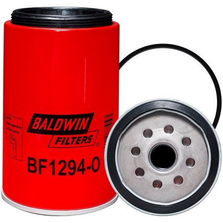 Baldwin BF1294-O, Fuel/Water Separator Spin-on Filter with Open Port for Bowl