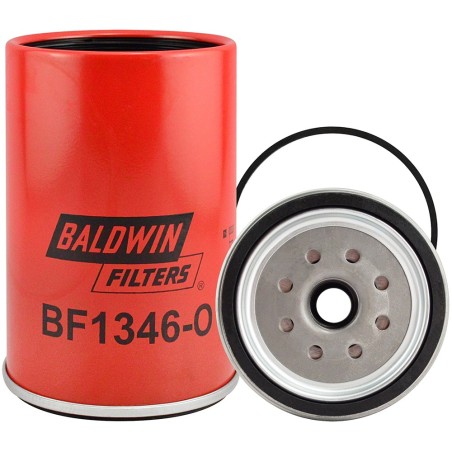 Baldwin BF1346-O, Fuel/Water Separator Filter Spin-on with Open Port for Bowl