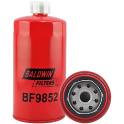 Baldwin BF9852, Fuel Filter Spin-on with Drain