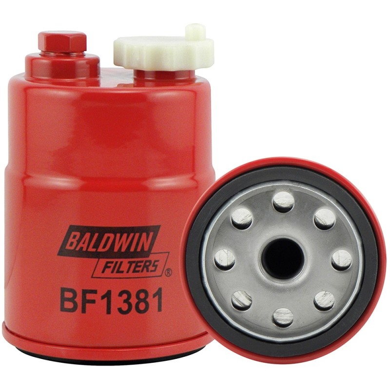 Baldwin BF1381, Fuel/Water Separator Spin-on with Drain and Sensor Port