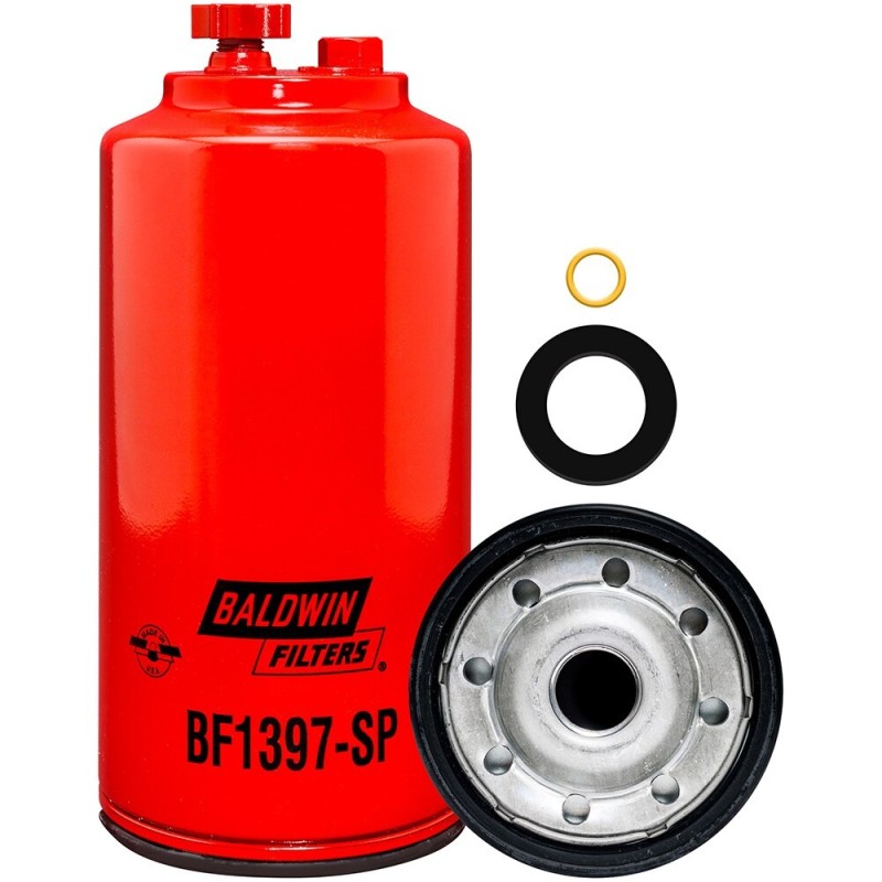 Baldwin BF1397-SP, Fuel/Water Separator Spin-on with Drain and Sensor Port