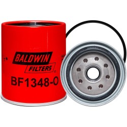 Baldwin BF1348-O, Fuel/Water Separator Spin-on Filter with Open Port for Bowl