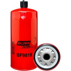 Baldwin BF9818, Fuel Filter Spin-on with Drain