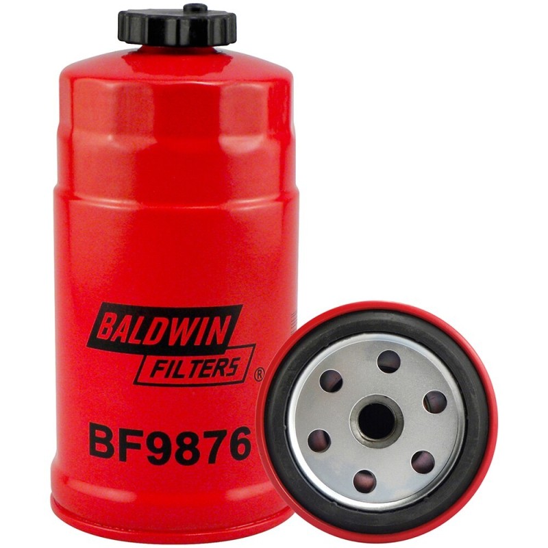 Baldwin BF9876, Fuel Filter Spin-on with Drain