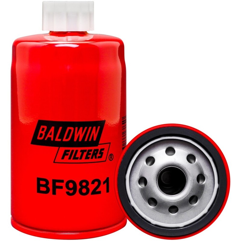 Baldwin BF9821, Fuel Filter Spin-on with Drain