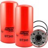 baldwin bt345 kit, set of 2 hydraulic spin-ons