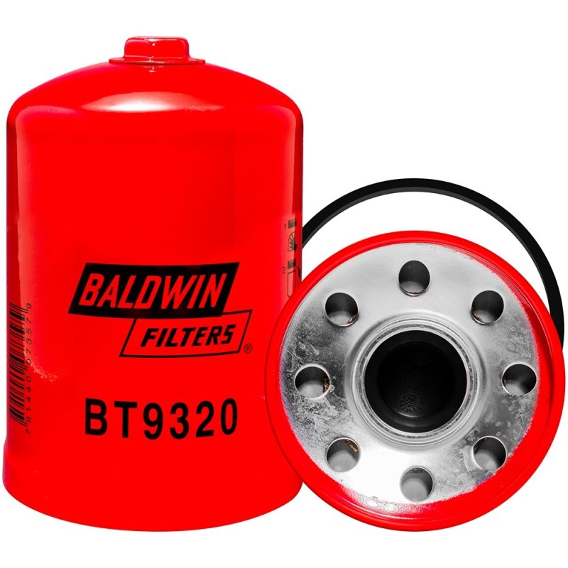 baldwin bt9320, wire mesh supported hydraulic spin-on with removal nut
