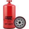 baldwin bf1221, fuel/water separator spin-on with drain