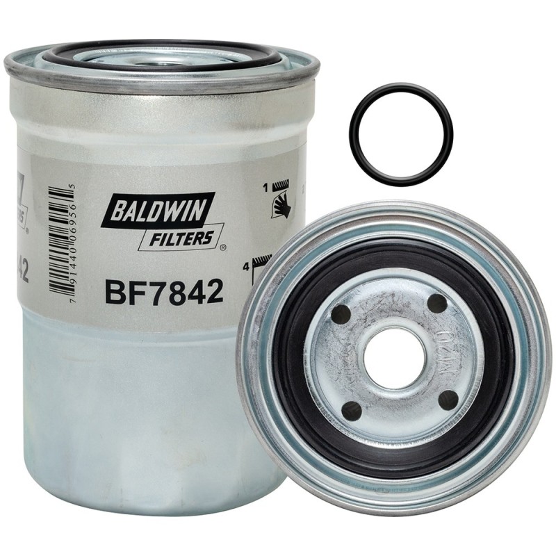 baldwin bf7842, wound fuel spin-on with threaded port