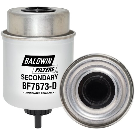baldwin bf7673-d, secondary fuel/water coalescer element with drain
