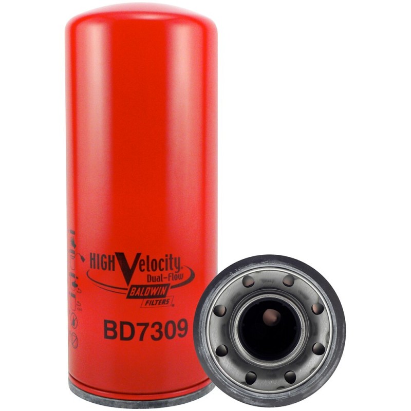 baldwin bd7309, high velocity dual-flow lube spin-on