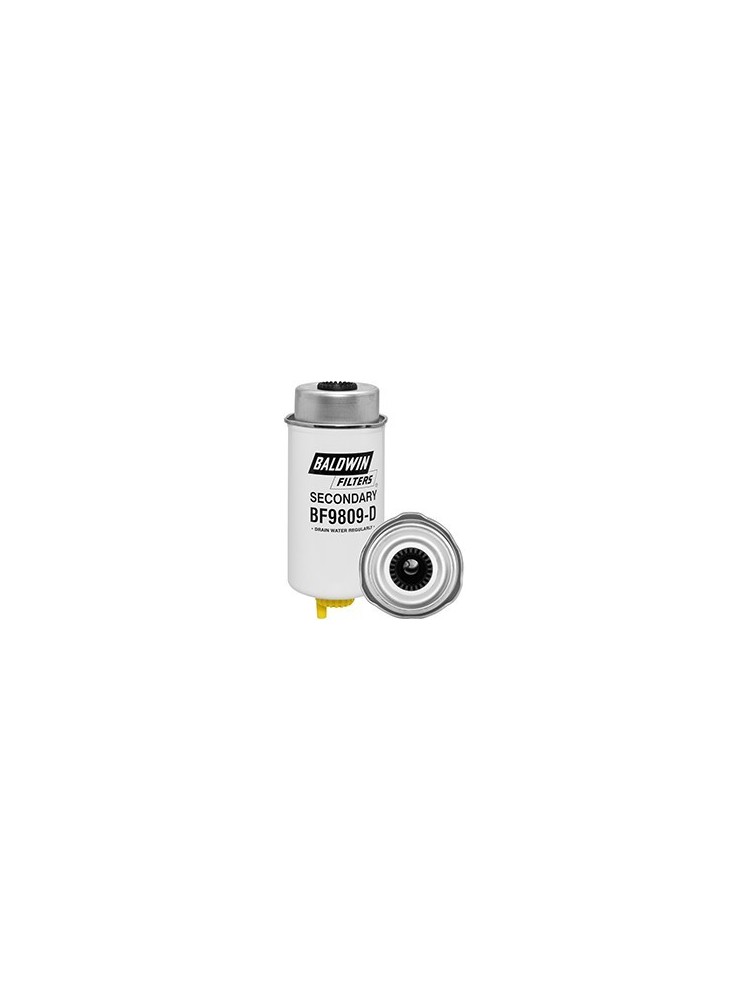 Baldwin BF9809-D, Secondary Fuel Filter Element with Drain