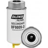 Baldwin BF9809-D, Secondary Fuel Filter Element with Drain