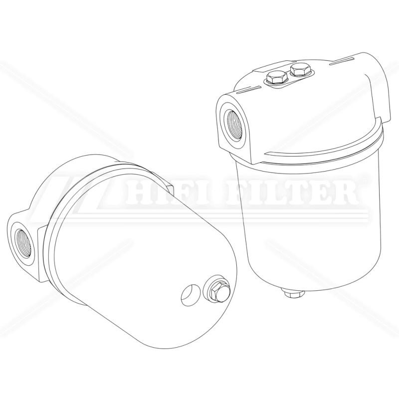70107006 COMPLETE FUEL FILTER | RICO Europe