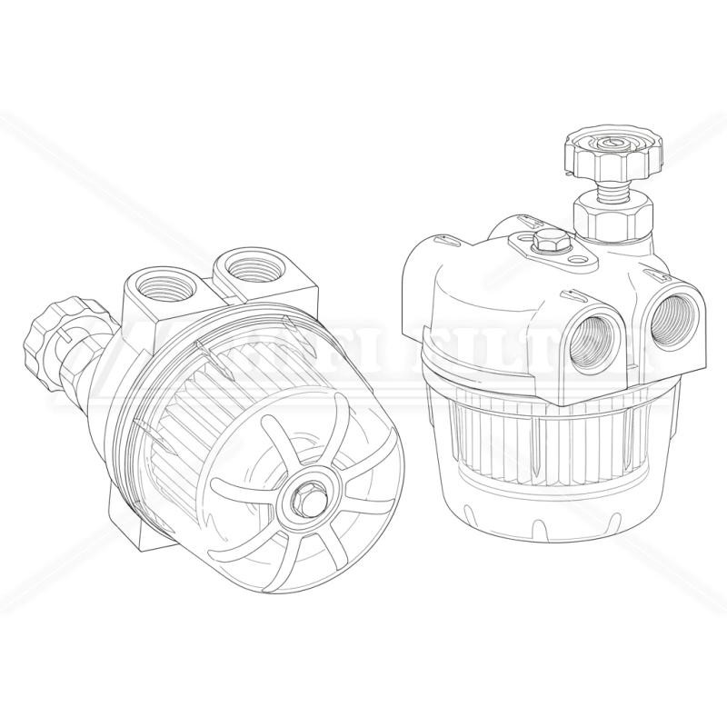 7035101P COMPLETE FUEL FILTER | RICO Europe