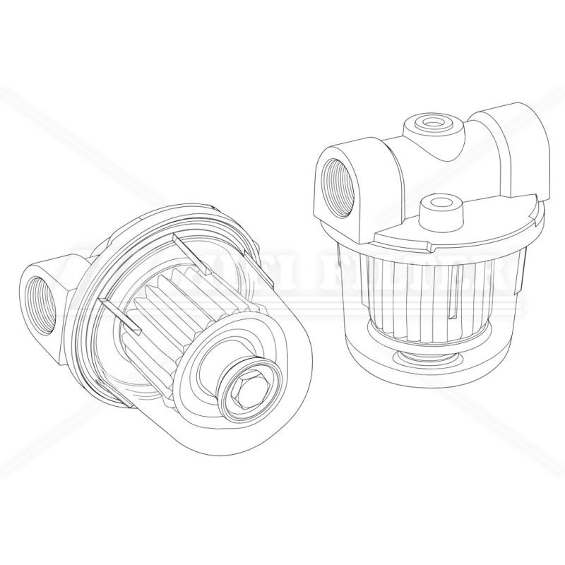 HIFI 70451006PG COMPLETE FUEL FILTER