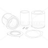 CLIPPERG1000H12 COMPLETE AIR FILTER | RICO Europe