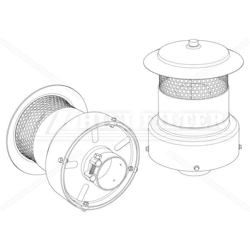 CPC232M070D001 DUSTING PREFILTER | RICO Europe