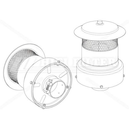 CPC232M070D001 DUSTING PREFILTER | RICO Europe