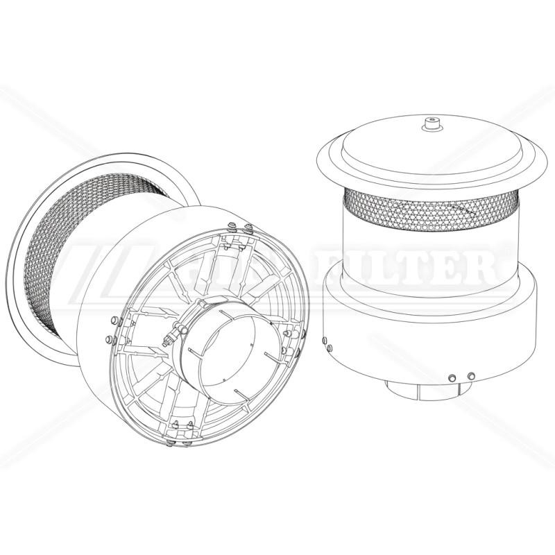 CPC232M114D002 DUSTING PREFILTER | RICO Europe