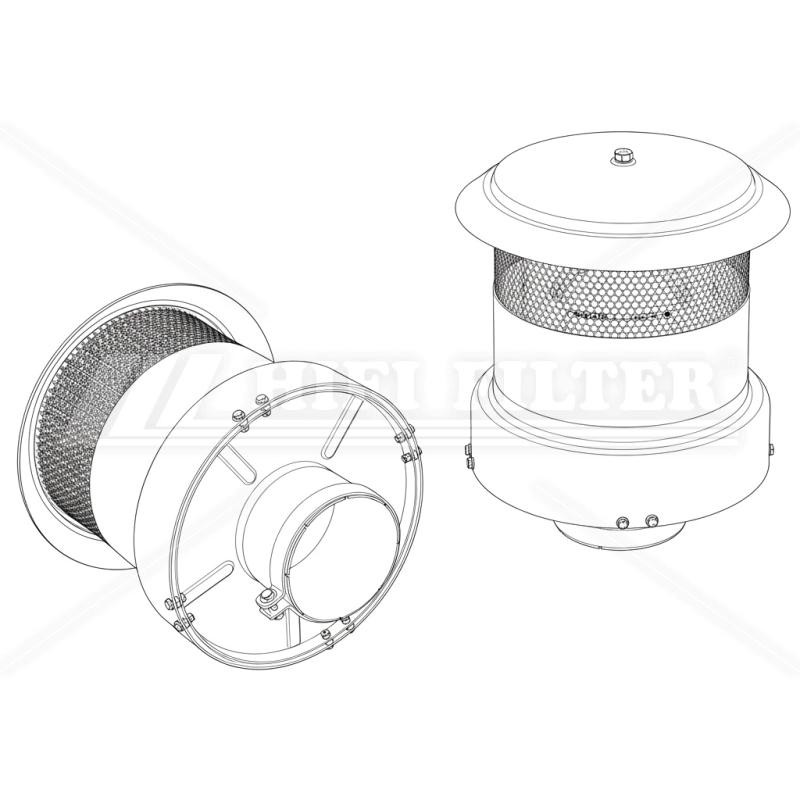 CPC232M152D003 DUSTING PREFILTER | RICO Europe