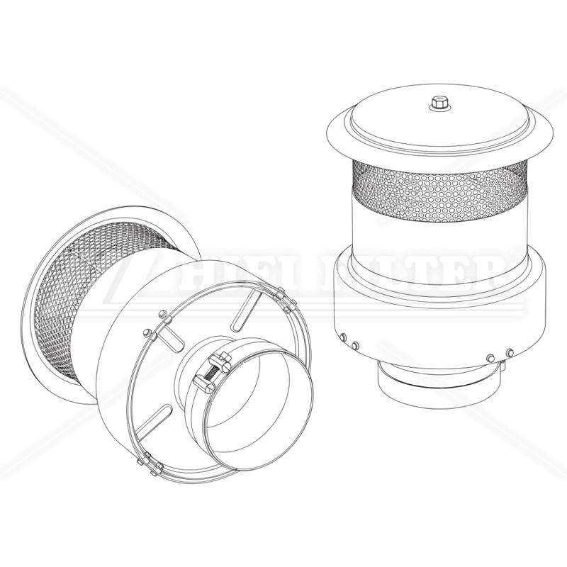 CPC232M165D001 DUSTING PREFILTER | RICO Europe