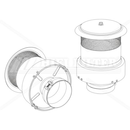 CPC232M165D001 DUSTING PREFILTER | RICO Europe