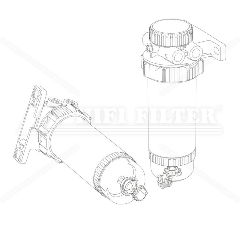Hifi K03-1005 COMPLETE FUEL FILTER