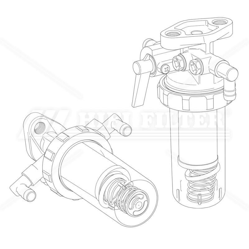 MO1533 COMPLETE FUEL FILTER