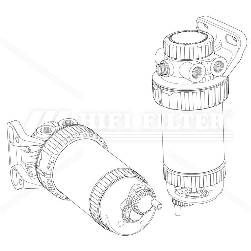 MO1732030R01 COMPLETE FUEL FILTER | RICO Europe