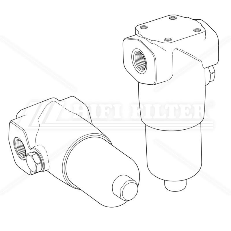 Hifi P76-6428 HYDRAULIC FILTER HOUSING