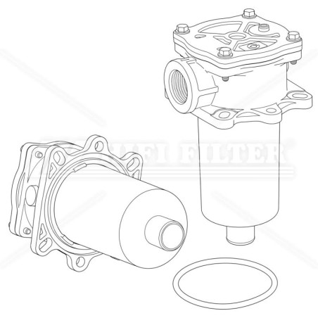 Hifi P76-6451 HYDRAULIC FILTER HOUSING