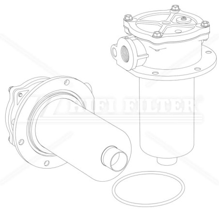 Hifi P76-6452 HYDRAULIC FILTER HOUSING
