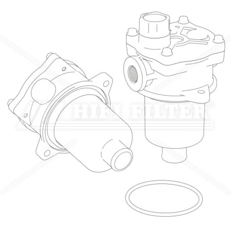 Hifi P76-6463 HYDRAULIC FILTER HOUSING