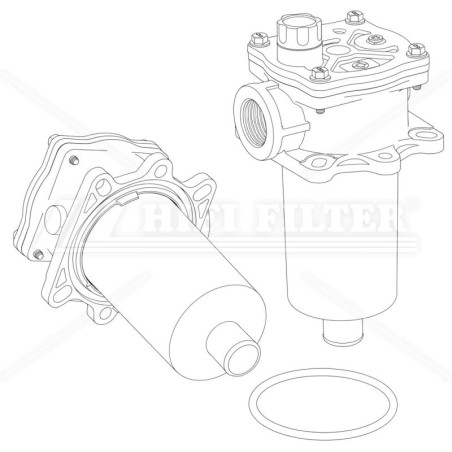 Hifi P76-6468 HYDRAULIC FILTER HOUSING