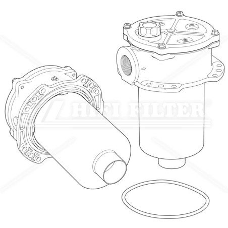 Hifi P76-6474 HYDRAULIC FILTER HOUSING