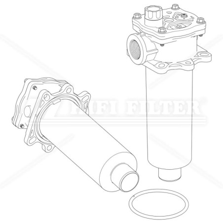 Hifi P76-6674 HYDRAULIC FILTER HOUSING