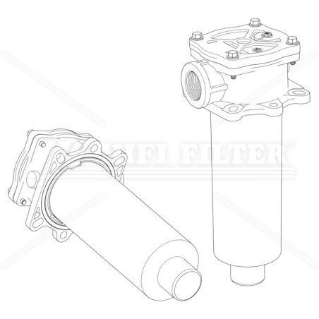 Hifi P76-6675 HYDRAULIC FILTER HOUSING