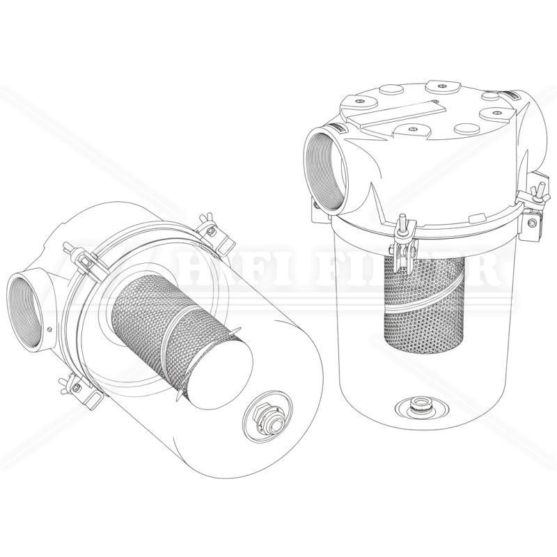 PVL400-850FL COMPLETE SEPARATOR FILTER | RICO Europe