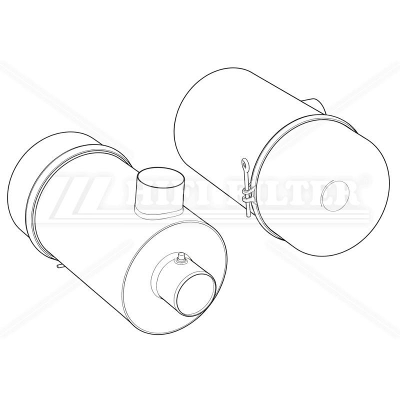 SAH01B08SDM007 COMPLETE AIR FILTER | RICO Europe