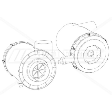 Hifi SAH01C18ADH009 COMPLETE AIR FILTER