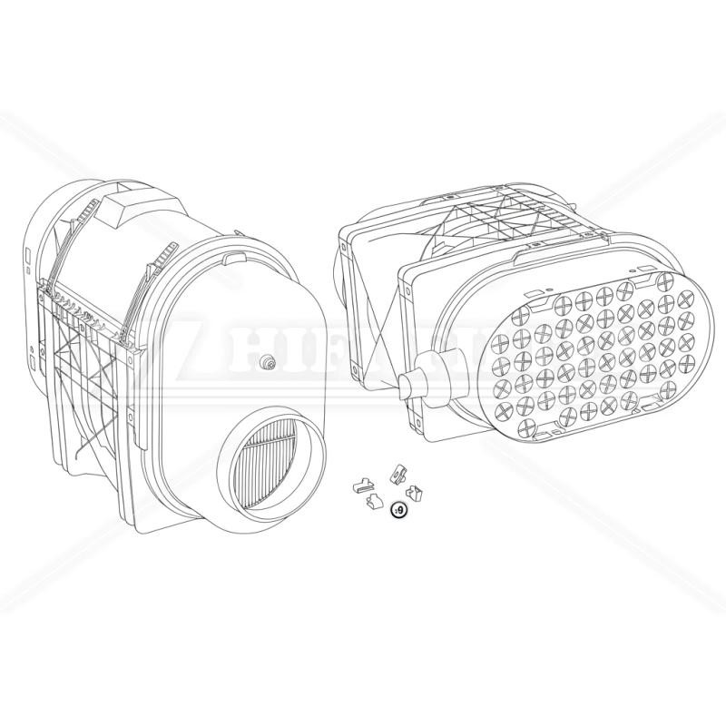 Hifi SAH01D20AEP001 COMPLETE AIR FILTER