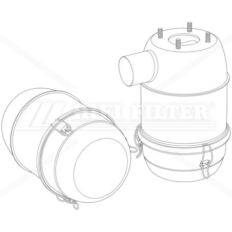 SAH02A04SEM004 OIL BATH AIR FILTER | RICO Europe