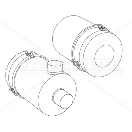 SAH02A09SEM002 OIL BATH AIR FILTER | RICO Europe