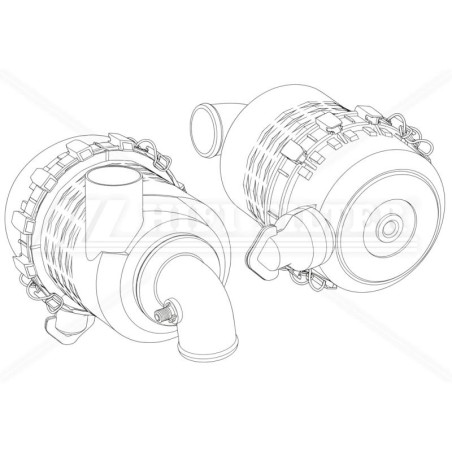 SAH02C04AMP003 COMPLETE AIR FILTER | RICO Europe