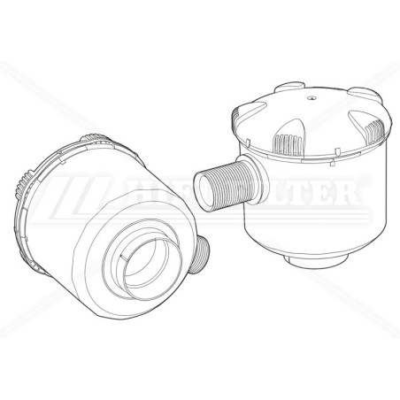 SAH02C06SDP017 COMPLETE AIR FILTER | RICO Europe