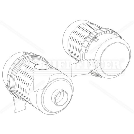 SAH02C08ADP008 Air Cleaner Housing | RICO Europe
