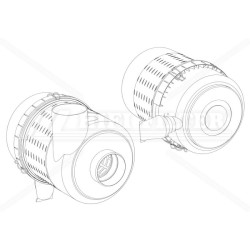 SAH02C10ADP006 Air Cleaner Housing