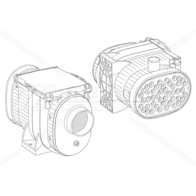 SAH02H09AEP003 COMPLETE AIR FILTER | RICO Europe
